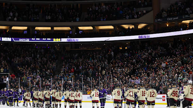 Minnesota and Montreal shake hands